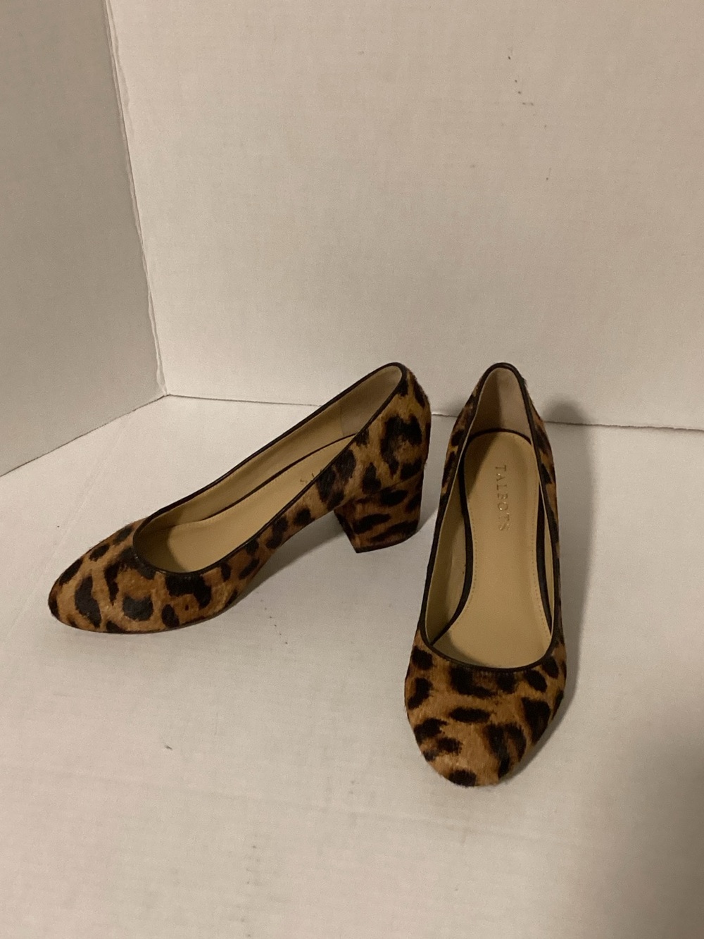 Talbots leopard print pumps size 7.5 m